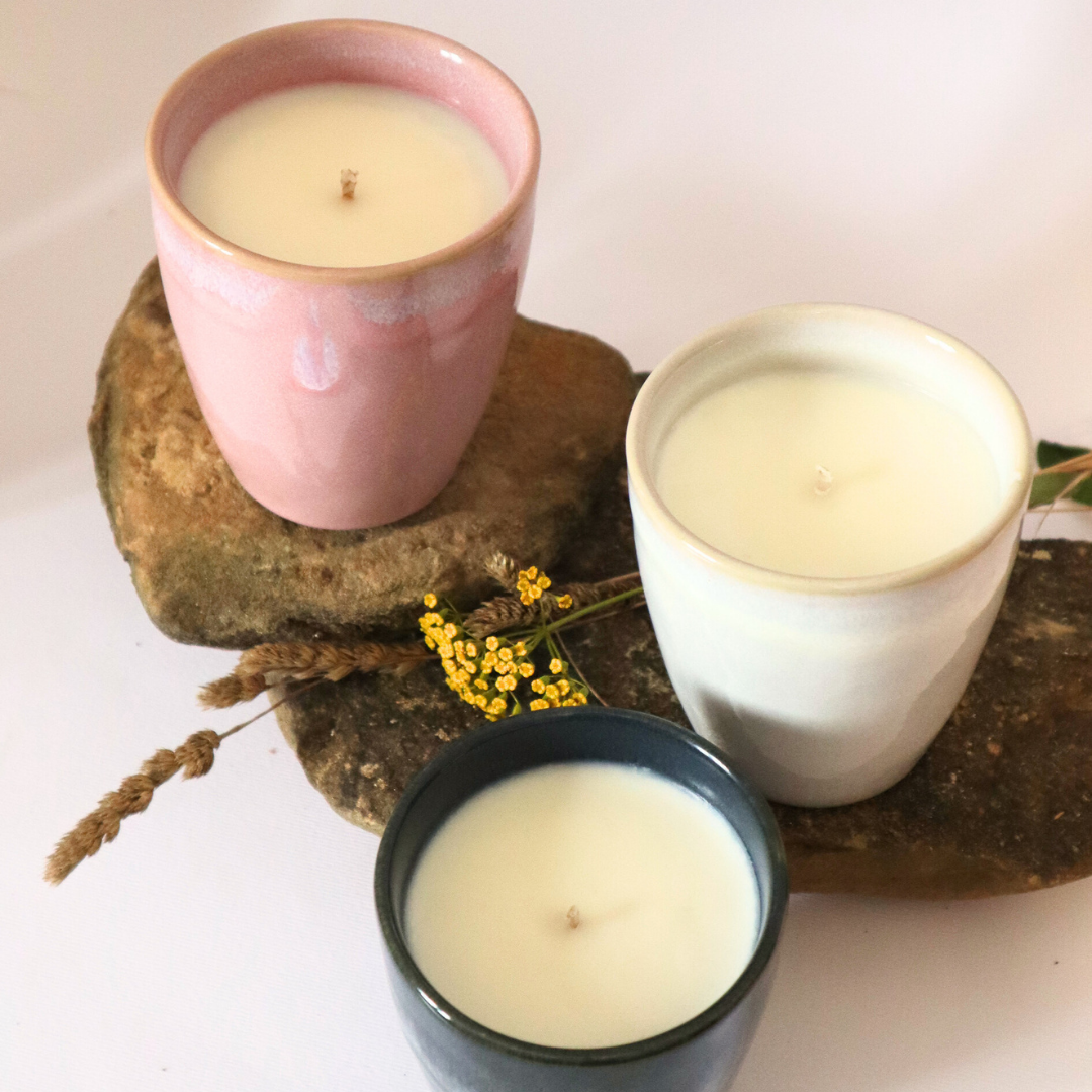 Vela Branca Cerâmica