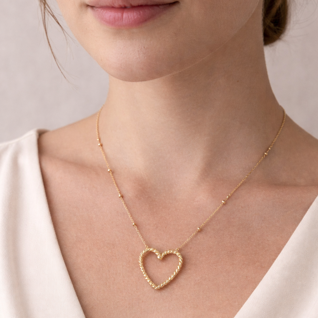 Colar Coração Minimal