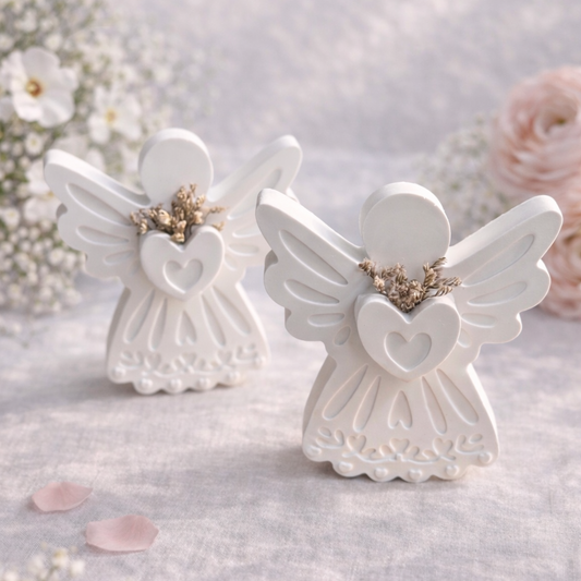 Anjos em Gesso Perfumado Aroma Talco