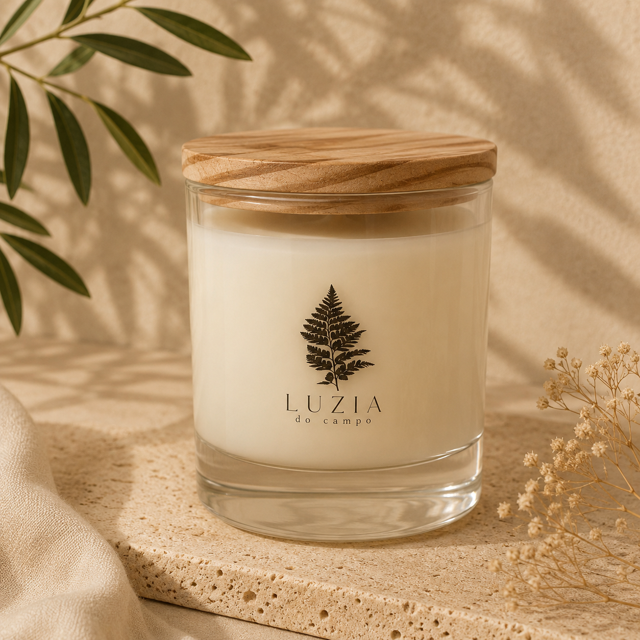 Personalized Message Candle