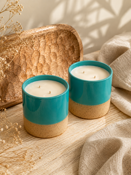 Sweet Summer Candle - Ceramic Cup