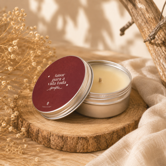 Message Candle in a 50g Tin