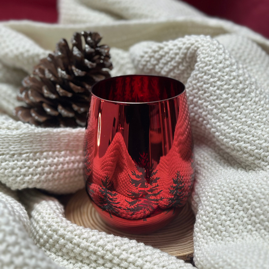 Vela Aromática - Árvores de Natal - Vermelha