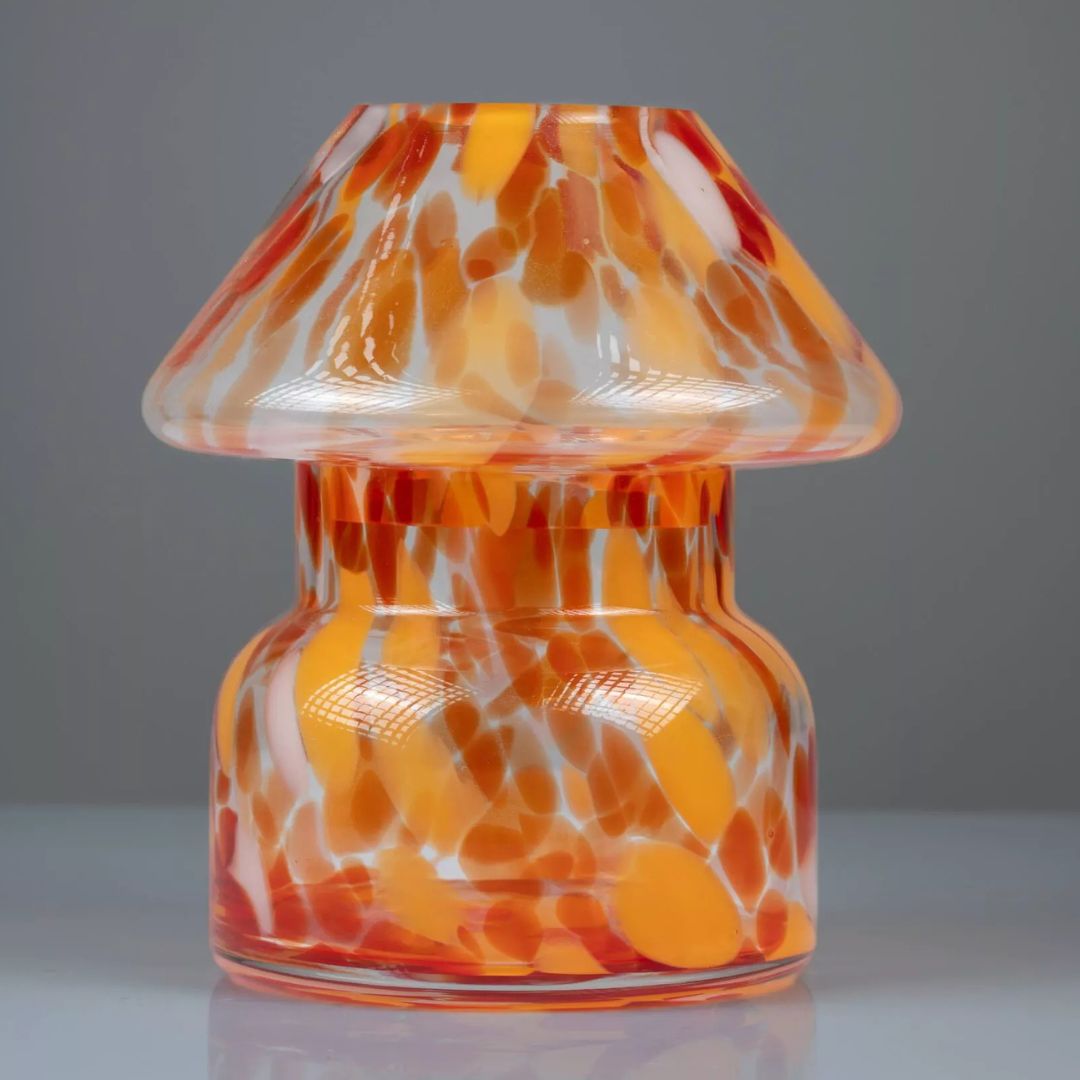 Candeeiro Laranja Vela Aromática