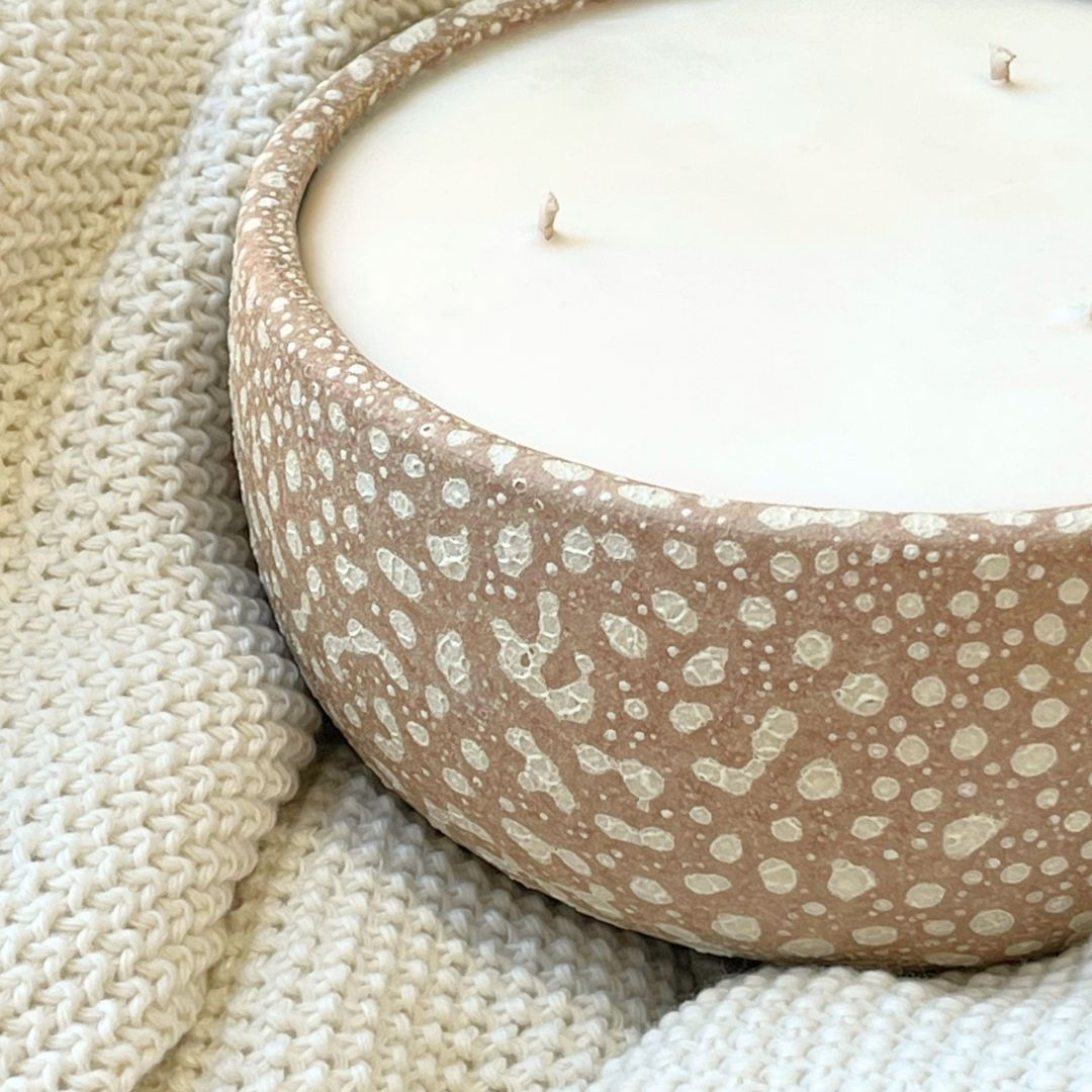 Vela Paradise — Taça de Cerâmica 3 pavios